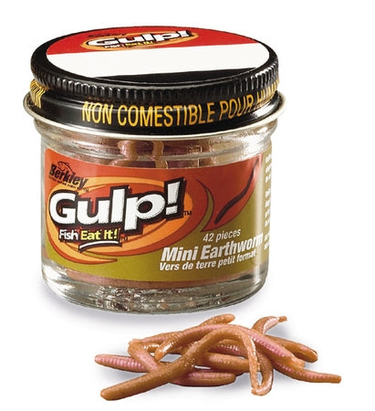 Wildhunter.ie - Gulp | Mini Earthworms | Artificial larva Gulp Mini Natural -  Coarse Fishing Groundbait 