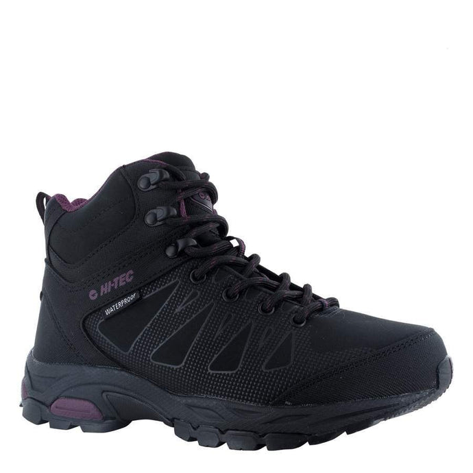 Wildhunter.ie - Hi-Tec | Womens Hiking Boots | Raven MID | Black/Grape Wine -  Boots 