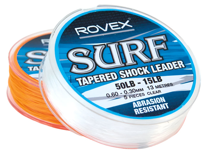 Wildhunter.ie - Rovex | Tapered Shock Leader | 70lb | Clear -  Predator Lines 