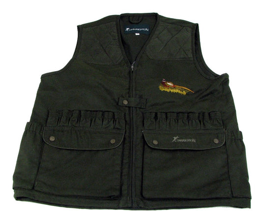 Wildhunter.ie - Gamekeepers Waistcoat | Pheasant Embroidery -  Hunting Vests 