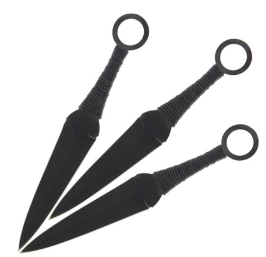 Wildhunter.ie - Movie Style Knife EXP Kunai Throwers | Set of 3 Kunai Throwing Knives with Sheath -  Knives 