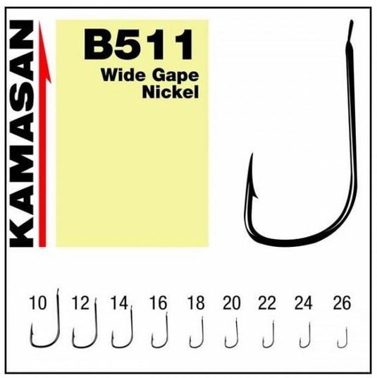Kamasan | B511 Wide Gape Hook | Wildhunter.ie