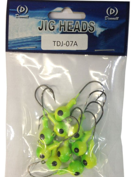 Round Jig Heads Assorted Colours Wildhunter.ie
