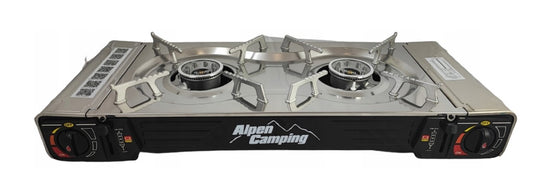 Wildhunter.ie - Inko-Time | Alpen Camping Texas Double Cooker -  Gas Cookers 