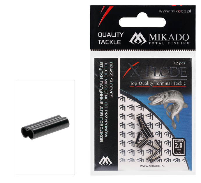 Wildhunter.ie - Mikado | Sleeve | Brass Double | 12pcs -  Fishing Accessories 