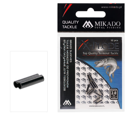 Wildhunter.ie - Mikado | Sleeve | Brass Double | 12pcs -  Fishing Accessories 