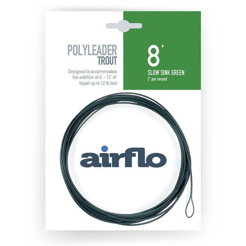 Wildhunter.ie - Airflo | Polyleader | Trout | 8' | Slow Sink Green | 2