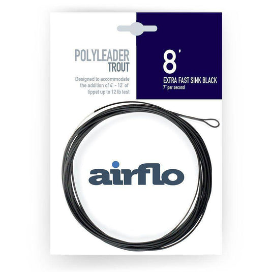 Wildhunter.ie - Airflo | Polyleader | Trout | 8' | Extra Fast Sink Black | 7