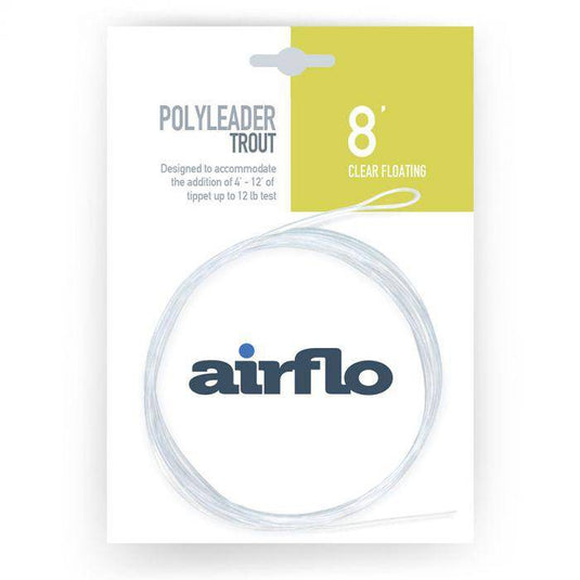 Wildhunter.ie - Airflo | Polyleader | Trout | 8' | Clear Floating -  Fly Fishing Leaders & Tippets 