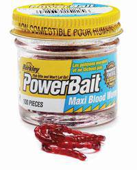 Wildhunter.ie - Berkley Powerbait Blood Worm -  Predator Dropshot & Jigging 
