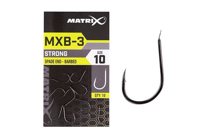 Wildhunter.ie - Matrix | MXB-3 | Spade End | Barbed -  Coarse Fishing Hooks 