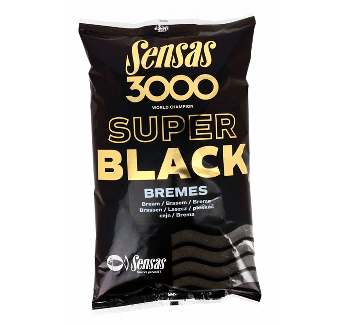 Wildhunter.ie - Sensas 3000 | Super Black Bream | Groundbait | 1kg -  Coarse Fishing Groundbait 