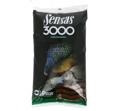 Wildhunter.ie - Sensas | 3000 | Noire | Groundbait | 1kg -  Coarse Fishing Groundbait 