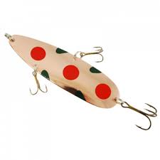 Wildhunter.ie - Solvkroken | Aura Storauren 45grm | Copper Red Dots -  Predator Spoons 