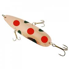Load image into Gallery viewer, Wildhunter.ie - Solvkroken | Aura Storauren 45grm | Copper Red Dots -  Predator Spoons 
