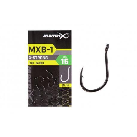 Wildhunter.ie - Matrix | MXB-1 | X-Strong | Eyed | Barbed -  Coarse Fishing Hooks 