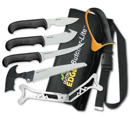 Wildhunter.ie - Outdoor Edge | Butcher-Lite | * Piece Roll-Pak Box | Knife Kit | Fixed Blade -  Knives 