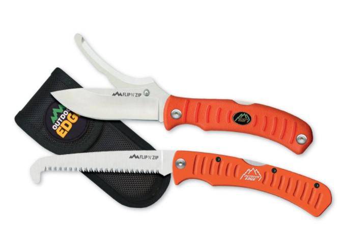 Wildhunter.ie - Outdoor Edge | Flip N' Blaze Saw Combo | Orange | Spring Assited Knife -  Knives 