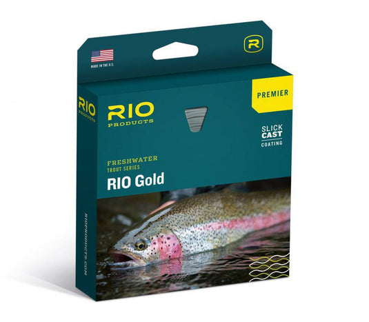 Wildhunter.ie - Rio | Premier Gold | Freshwater Trout Fly Fishing Line | Moss Green -  Fly Fishing Lines & Braid 