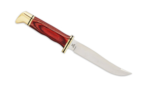 Wildhunter.ie - Buck 105 Pathfinder Cherry wood Dymondwood Knife | Fixed Blade -  Knives 