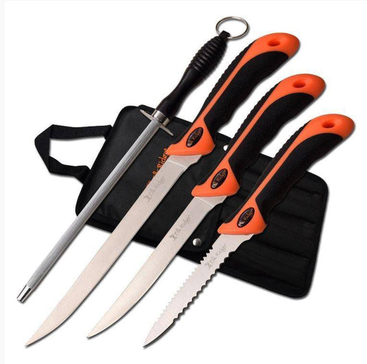 Wildhunter.ie - Elk Ridge Fixed Blade Knife Set 3pce -  Knives 
