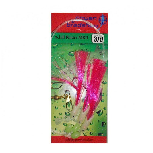 Wildhunter.ie - Gowan & Bradshaw | Connemara | Sea Rig | Achill Raider MKII | pink/Lumi -  Sea Fishing Lures 