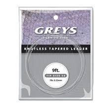 Wildhunter.ie - Greys | Greylon Copolymer Knotless Tapered Leader | 6lb | 3x -  Fly Fishing Leaders & Tippets 