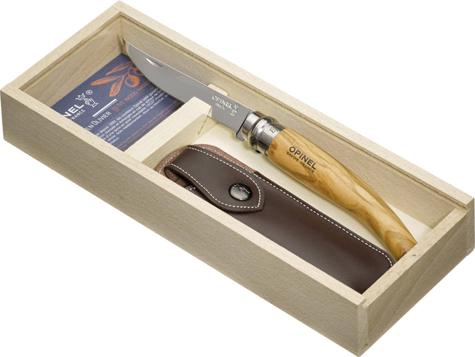 Wildhunter.ie - Opinel | Wooden Box Slim NO.10 | Olive -  Knives 