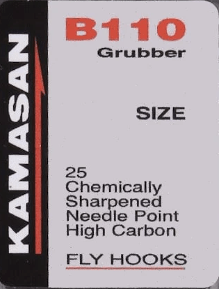 Wildhunter.ie - Kamasan Hooks | B110 | Grubber Hooks -  Fly Fishing Hooks 