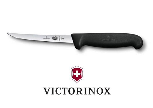 Wildhunter.ie - Victornox | Narrow Straight Knife | Black | 6" -  Butchering Equipment 