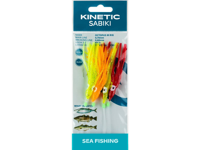 Load image into Gallery viewer, Wildhunter.ie - Kinetic | Sabiki | Octopus | #3 -  Sea Fishing Lures 
