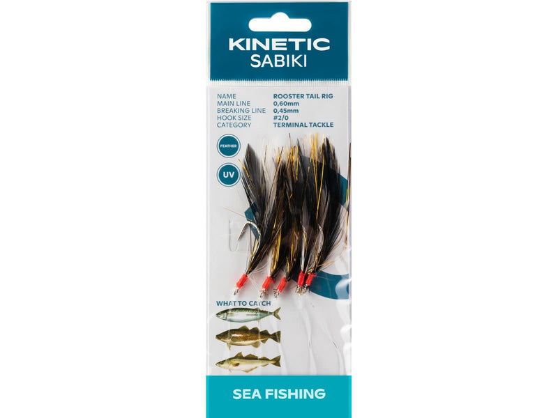 Load image into Gallery viewer, Wildhunter.ie - Kinetic | Sabiki Rooster Tail | #2/0 -  Sea Fishing Lures 
