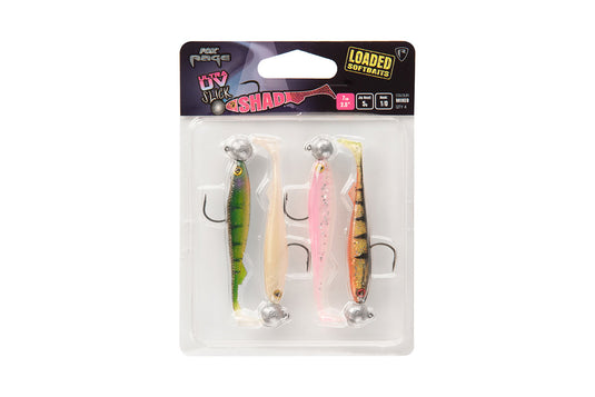thumbnail image 2 of FOX Rage LOADED Zander Pro Shad Lures – Ultra UV Mixed Colours Pack (All Sizes) 2 of 5