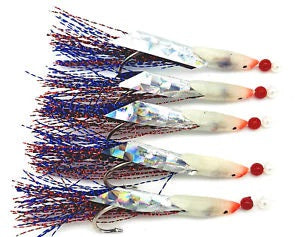 Wildhunter.ie - Saltwater Mackerel Basher 5 Hook Sz 1/0 -  Sea Fishing Tackle 