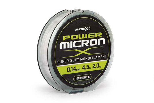 Wildhunter.ie - Matrix | Power Micron X | Super Soft Monofilament Line | 100m -  Predator Lines 