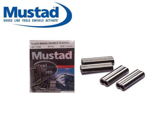 Wildhunter.ie - Mustad | Black Brass Sleeve | Double -  Predator Rig Making 