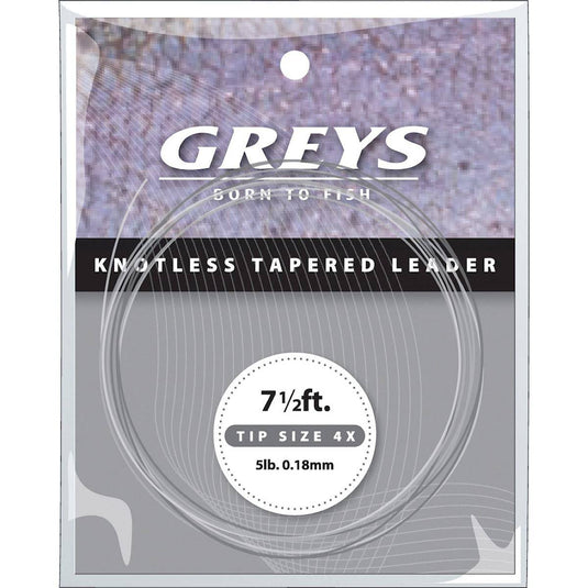 Wildhunter.ie - Greys | Greylon Copolymer Knotless | Tapered Leader | 10lb -  Fly Fishing Leaders & Tippets 