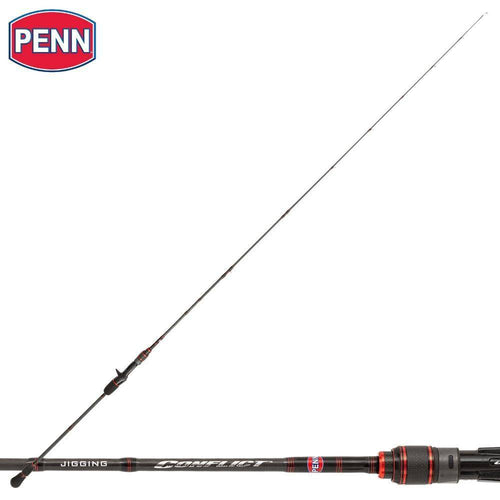 Wildhunter.ie - Penn | Saltwater Baitcasting Jigging Rod | Conflict | 200g | 6'3