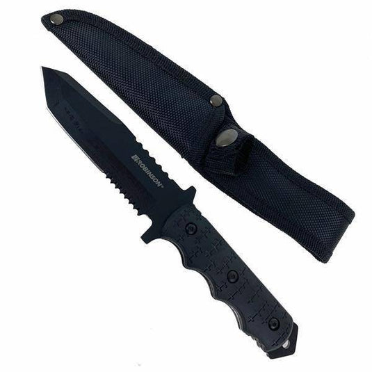 Wildhunter.ie - Robinson | Fishing Knife | 22.5cm | Black | Fixed Blade -  Knives 