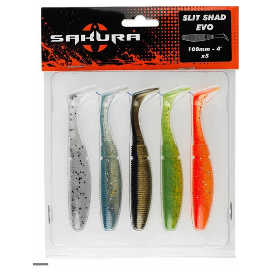 Wildhunter.ie - Sakura | Split Shad EVO | Colour Mix -  Predator Lures 