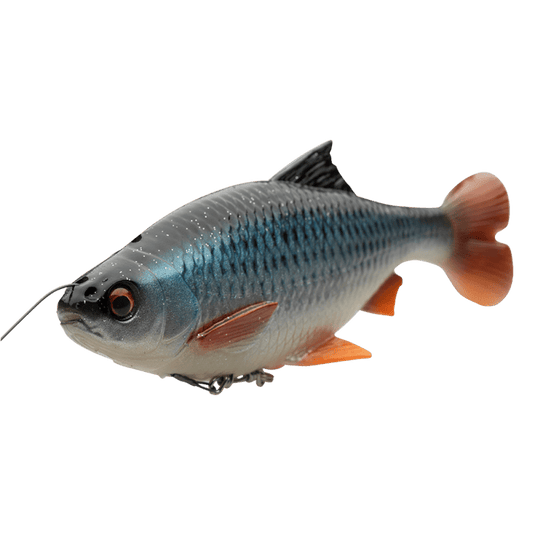 Wildhunter.ie - Savage Gear | 4D | Line Thru Pulse Tail | Roach | Slow Sink | 90g | 18cm -  Predator Lures 