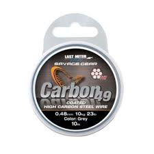 Wildhunter.ie - Savage Gear | Coated High Carbon Steel Wire | 50lb | 10m | Grey -  Predator Rig Making 