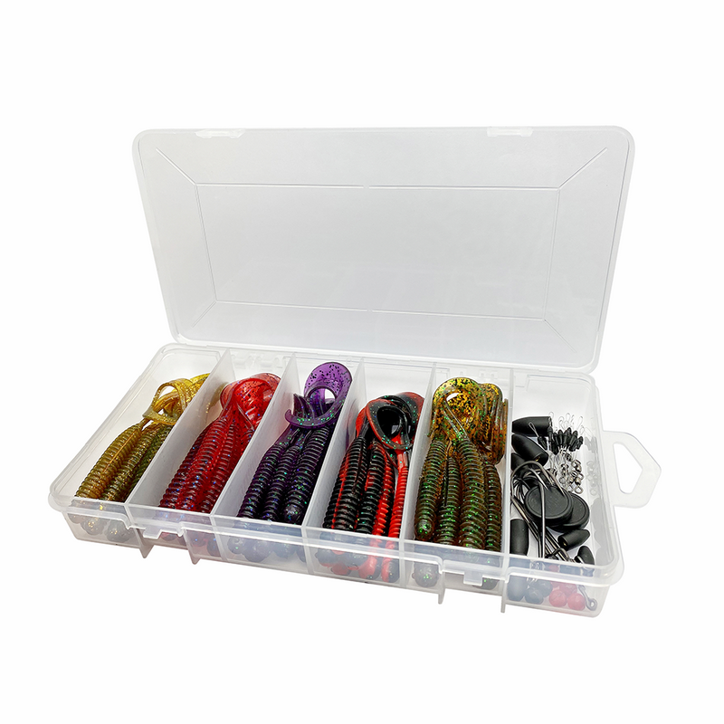 Load image into Gallery viewer, Wildhunter.ie - Savage Gear | Rib Worm Kit | 60pcs -  Predator Lures 
