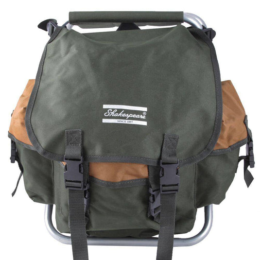 Wildhunter.ie - Shakespeare | Folding Stool With Backpack -  Fishing Accessories 