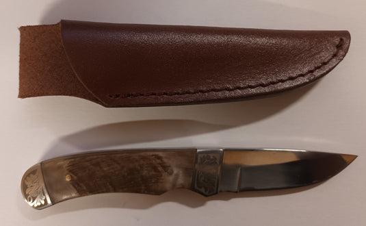 Wildhunter.ie - Stepland | Knife | 7cm Blade | Leather Case -  Knives 