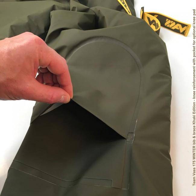 Load image into Gallery viewer, Wildhunter.ie - Vass | Team Vass 175 Winter Bib &amp; Brace | Khaki Edition -  Fishing Trousers 
