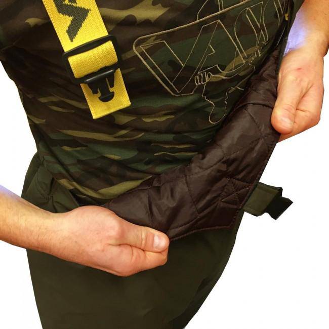 Load image into Gallery viewer, Wildhunter.ie - Vass | Team Vass 175 Winter Bib &amp; Brace | Khaki Edition -  Fishing Trousers 
