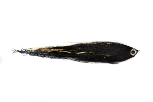 Wildhunter.ie - Fulling Mill | Black 'N Gold Streamer Eel Fly -  Fly Fishing Flies 