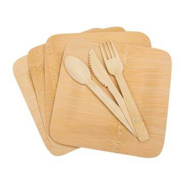 Wildhunter.ie - UST | Bamboo Dinner Set -  Camping Utensils 