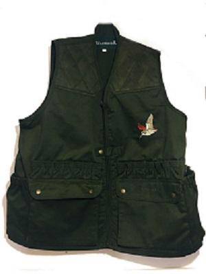 Wildhunter.ie - Gamekeepers Waistcoat  - Woodcock Embroidery -  Hunting Vests 